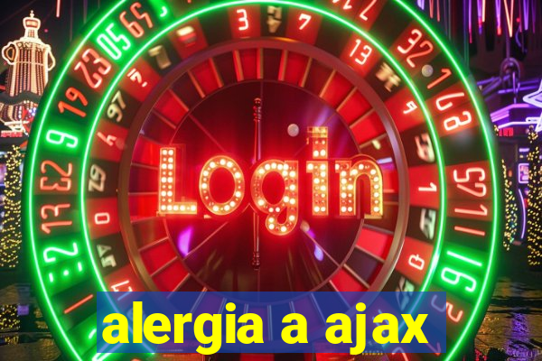 alergia a ajax